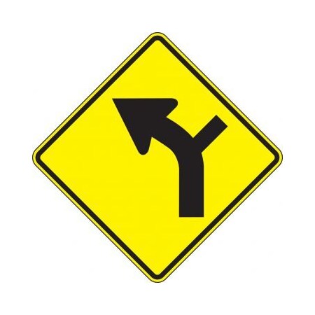 DIRECTION SIGN LEFT CURVE INTERSECTION FRW296DP